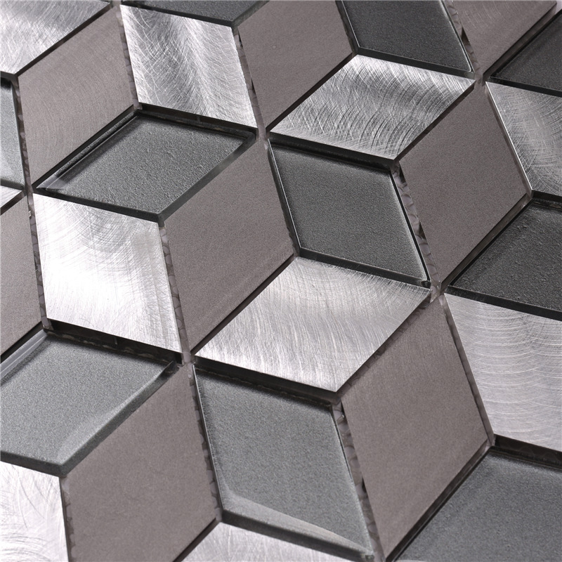 Easy Clean Diamond / Rhombus Formed Mosaic brickor