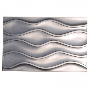 30 * 60 Wave Metallic / Metal Mosaic Tiles för Backsplash