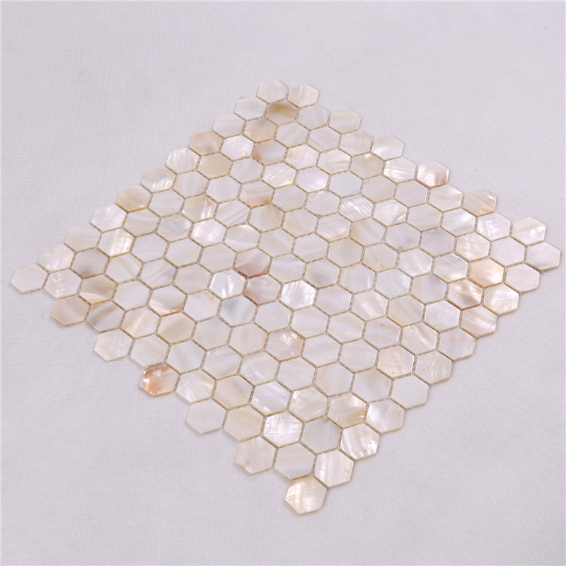 BK18 Kina som tillverkar naturliga lila Mother of Pearl Seashell Backsplash Mosaic Tiles
