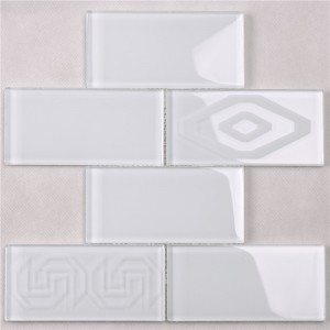 HSP43 Nyaste dekorerar vit design för murplattor i mosaik på badrummet